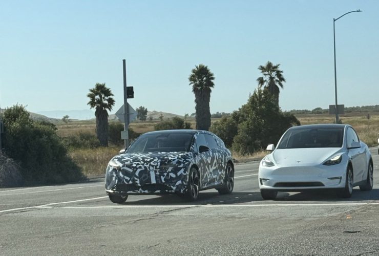 Lucid Prototype During Tests in Arizona