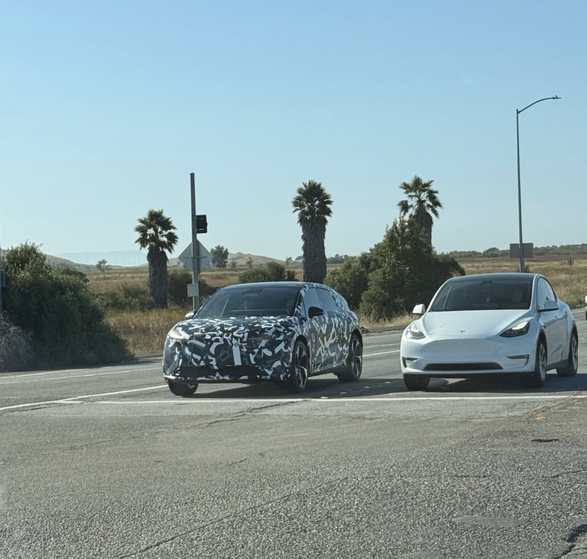 Lucid Prototype During Tests in Arizona